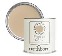 Earthborn Eggshell No. 17 Paint, Little Rascal 2.5L | Eco-Friendly, Low-VOC, Durable Paint, Silk Finish