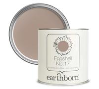 Earthborn Eggshell No. 17 Paint, Muddy Boots 2.5L | Eco-Friendly, Low-VOC, Durable Paint, Silk Finish