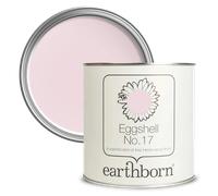 Earthborn Eggshell No. 17 Paint, Rosie Posie 2.5L | Eco-Friendly, Low-VOC, Durable Paint, Silk Finish