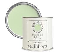 Earthborn Eggshell No. 17 Paint, Sapling 2.5L | Eco-Friendly, Low-VOC, Durable Paint, Silk Finish