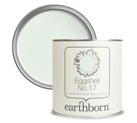Earthborn Eggshell No. 17 Paint, Shallows 2.5L | Eco-Friendly, Low-VOC, Durable Paint, Silk Finish