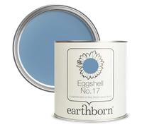 Earthborn Eggshell No. 17 Paint, Skipper 750ml | Eco-Friendly, Low-VOC, Durable Paint, Silk Finish