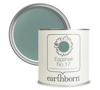 Earthborn Eggshell No. 17 Paint, Splashing 2.5L | Eco-Friendly, Low-VOC, Durable Paint, Silk Finish