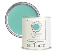 Earthborn Eggshell No. 17 Paint, The Lido 750ml | Eco-Friendly, Low-VOC, Durable Paint, Silk Finish