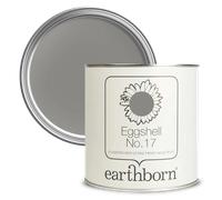 Earthborn Eggshell No. 17 Paint, Trilby 750ml | Eco-Friendly, Low-VOC, Durable Paint, Silk Finish
