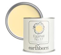 Earthborn Eggshell No. 17 Paint, Vanilla 750ml | Eco-Friendly, Low-VOC, Durable Paint, Silk Finish