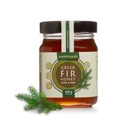 Earthbreath Fir Raw Greek Honey, 450g - Natural, Raw, Unfiltered, and Unpasteurized Honeydew Honey, High Mineral Content, Low Sugar, Perfect for Tea, Toast, Desserts