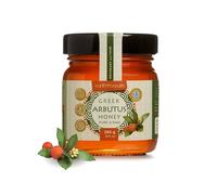 Earthbreath Greek Arbutus Raw Honey 280g - Pure, Natural & Unprocessed Crystalised Strawberry Tree Honey, Low-Sugar Bitter Honey, Unfiltered & Unpasteurised, Ideal for Toast, Porridge & Pancakes