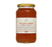 Earthbreath Wildflower Honey Runny - 1.4 kg - Pure Honey from Single Apiary - Natural Sweetener for Cooking, Tea, Coffee, Juice, Drinks, Food