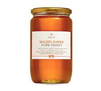 Earthbreath Wildflower Honey Runny - 1 kg - Pure Honey from Single Apiary - Natural Sweetener for Cooking, Tea, Coffee, Juice, Drinks, Food