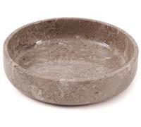 EARTHEN CRAFTS Marble Decorative Bowl 8" Inches Oceanic Handmade Large Fruits Holder for Kitchen Counter Serving, Modern Key Bowl, Fruit Dish & Fruit Storage