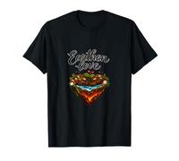 Earthen Love Plant Parent Cottagecore Heart Graphic T-Shirt