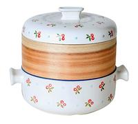 Earthenware Pot, Ceramic Stockpot Stew Pot Hot Pot Clay Pots - Ideal Kitchenware for Mom or Kitchen Lovers(2.5L)