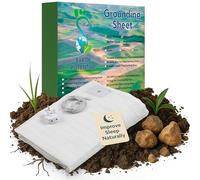 Earthing Fitted UK King-Size Sheet - 95% Cotton and 5% Soft Silver Thread for Healing and Restful Sleep - supplied complete with a 5m cable and UK double outlet grounding plug.