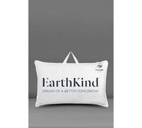 EarthKind Feather & Down Medium Support Pillow 1 Pack in White EarthKind White