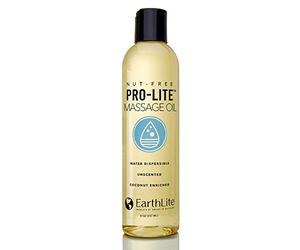 EARTHLITE Massage Oil PRO-LITE - NEW FORMULA: Highest Quality, Plant-Based, High Performing for Therapists & Clients, Nut-Free, Unscented