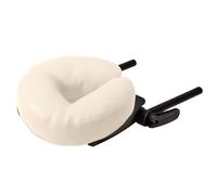 EarthLite Massage Table Face Cradle DELUXE ADJUSTABLE - Massage Table/Massage Chair Headrest Platform with Face Pillow, Vanilla Crème