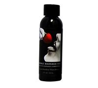 Earthly Body Strawberry Edible Massage Oil, 2 oz, MSE203