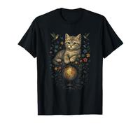 Earthly Cat - Fairycore Aesthetic Nature Lover T-Shirt