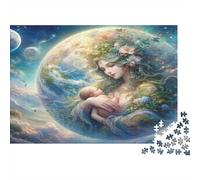 EarthMother Jigsaw Puzzles Life 1000Pc Recycled Paper for Adults Puzzle Difficult Hard Challenge Decompression Home Decoration Great Gift 52x38cm/1000pcs