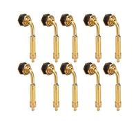 Earthmover Tyre Valve Stem Large Bore Copper 45º Ideal for Loaders Excavators