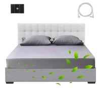 EarthNest Grounding Sheets King Size - Organic Cotton with Silver Fiber Grounding Bed Sheet with Cord for Better Sleep and Wellness Therapy