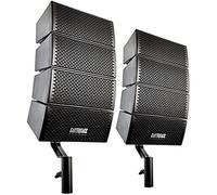 EARTHQUAKE Sound DJ-Array Gen2 4x4 Line Array Loudspeaker System, Set of 2, Black
