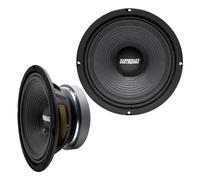 EARTHQUAKE Sound PR-EQ84 8-inch 4-Ohm Cloth Surround Speakers - Open Basket, 250 Watts Max (Pair)