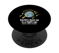 Earth's Dust-up Light-up Perseid Meteor Shower Space Puns PopSockets Adhesive PopGrip