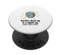 Earth's Dust-up Light-up Perseid Meteor Shower Space Puns PopSockets Adhesive PopGrip