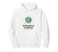 Earth's Dust-up Light-up Perseid Meteor Shower Space Puns Pullover Hoodie