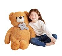 EARTHSOUND Giant Teddy Bear Stuffed Animal,Large Plush Toy Big Soft Toys - Huge Life Size Jumbo Cute Fat Bears,Gifts for Kids (78cm, Brown)