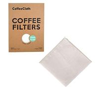Earthtopia 3 Pack Reusable Cloth Coffee Filters | 100% Hemp | Eco-Friendly Pour Over Coffee Filter Bags | Permanent Filters (Suitable for Chemex FS-100)