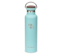 Earthwell WOODIE WOODIE VACUUM BOTTLE 22OZ/65CL Colour: WALNUT/AQUA, Size: One Size