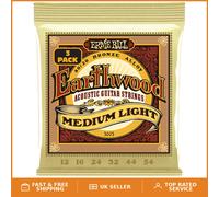 Earthwood Medium Light 80/20 Bronze Acoustic Strings - Bright Tone 3 Sets, 12-54