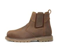 EarthWorks Safety - EarthWorks Scriber Mens Brown Leather Safety Boot - Size 11 UK - Brown