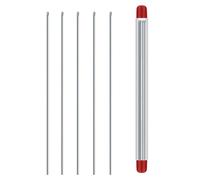 Earthworm Hook Needle, Fishing Bait Needle, Worm Hook Needle, Stainless Steel Bait Needle, Drill Rigging Bait Rig, Hollow Fishing Tool for Carp