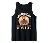 Earthworm Whisperer Funny Worm Farming Tank Top