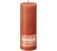 Earthy Bolsius Rustic Shine Pillar Candle 190 X 68mm - Orange