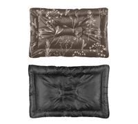 Earthy Floral Dog Bed, Dog Crate Bed Scruffs Non Slip Bottom Cosy Large Washable Multi Scenario Large Furniture Gift Printed Cat Beds 90 x 60 cm