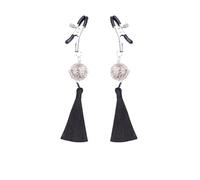 eartif Adjustable Bell Noose Nipple Ring for Women Non Piercing Body Chain Clamps Stainless Steel Pressure Clips Faux Body Jewelry, Stainless Steel, no gemstone