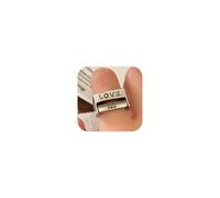 eartif Spinner Anxiety Ring Adjustable Open Mood Ring Fidget Band F**k You F**k Everything Square Letter Ring Gothic Punk Rings Statement Jewelry, Metal, No Gemstone