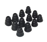 Eartips Earbuds Silicone Tips For Shure SE110, SE115, SE210, SE215, SE310, SE315, SE420, SE425, SE530 in Ear Tips Buds (Black)