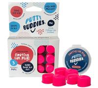 Earvolution Floating Putty Buddies Ear Plugs for Swimming - Invented by an Ear Physician - Moldable, Premium, Silicone - Floats on Water - Waterproof - Made in The USA - 3 Pack - Hot Pink
