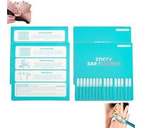 Earwax Removal Adhesive Swabs,2026 Upgraded Sticky Ear Cleaning Stick,Adhesive EarWax Removal Tools 24 Per Pack,ReusableEar Wax RemovalTools with Dust Cover Packaging,Sticky Ear Cleaners for Adults