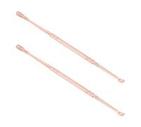 Earwax Removal Spoon 2pcs Stainless Steel Double Head Spiral Tool