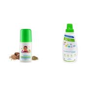 Eas.y Tummy Roll On for Digestion & Colic Relief with Hing & Fennel 40Ml & Plant Based Baby Laundry Liquid Detergent, with Bio-Enzymes and Neem Extracts, 200ml