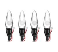 EASDTG Turn Signals Universal Motorcycle Turn Signal Lights Full Clear Lens Amber Flashing Light Blinker Turn Signal Lamp 12V Moto Indicator Accessorie