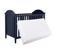 Ease-n-Comfort Travel Cot Mattress - 95 x 65 x 5 cm Baby Toddler Bed Extra Thick Foam Fits Crib Cots - Breathable & Non-Allergenic Removable Machine Washable Cover Protector & Dust Mite Bedding
