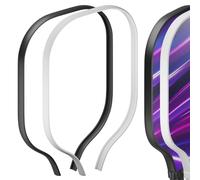 Easecos 2 Pcs Pickleball Paddle Edge Guard, 31.5 Inch Racket Edge Wrap Strip Pickleball Paddle Protection Strip Racket Head Replacement Protective Strap (10mm)